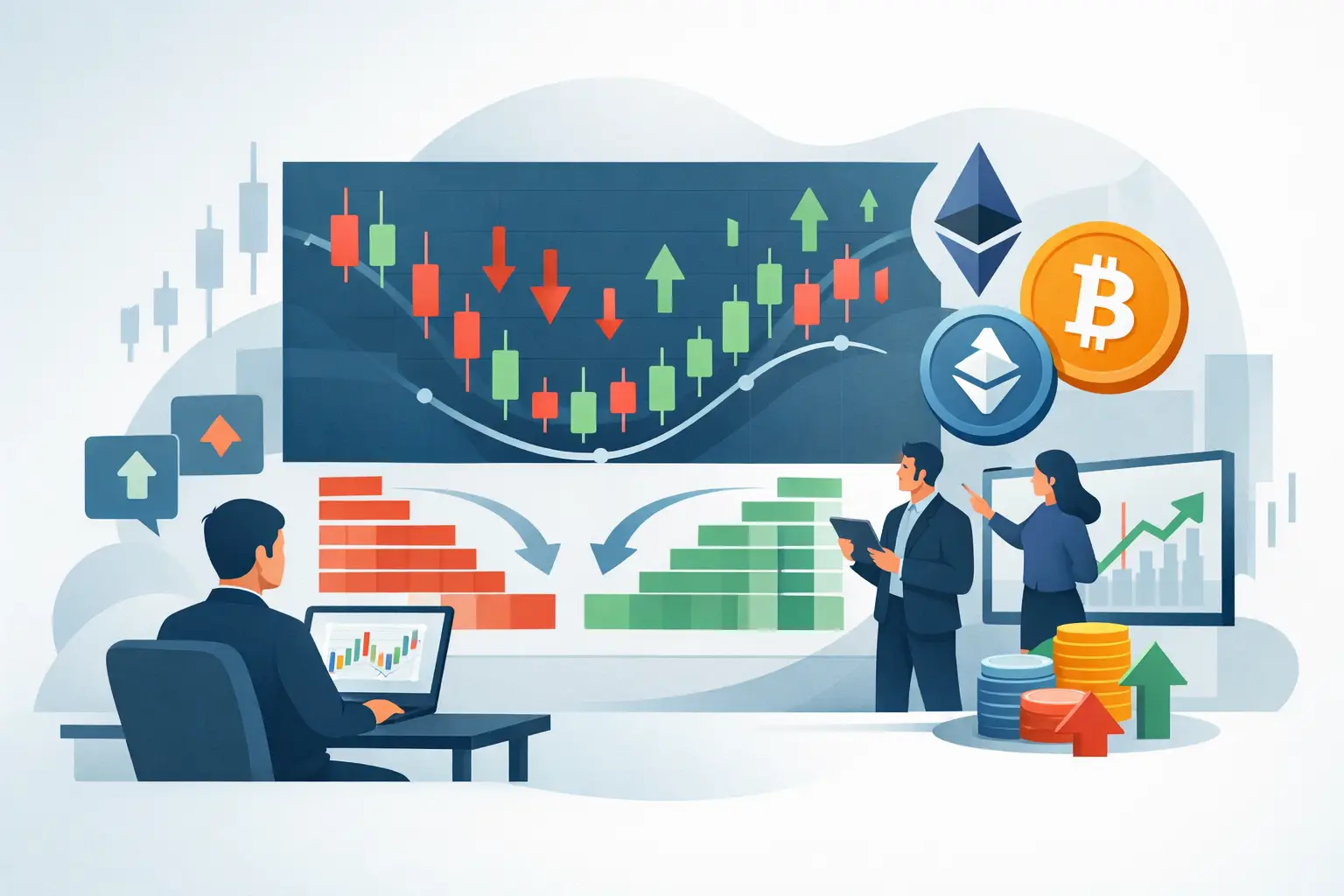 Cómo analizar flujo taker en criptomonedas