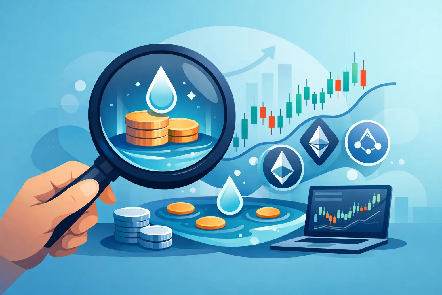 Cómo identificar liquidez en altcoins sin ruido