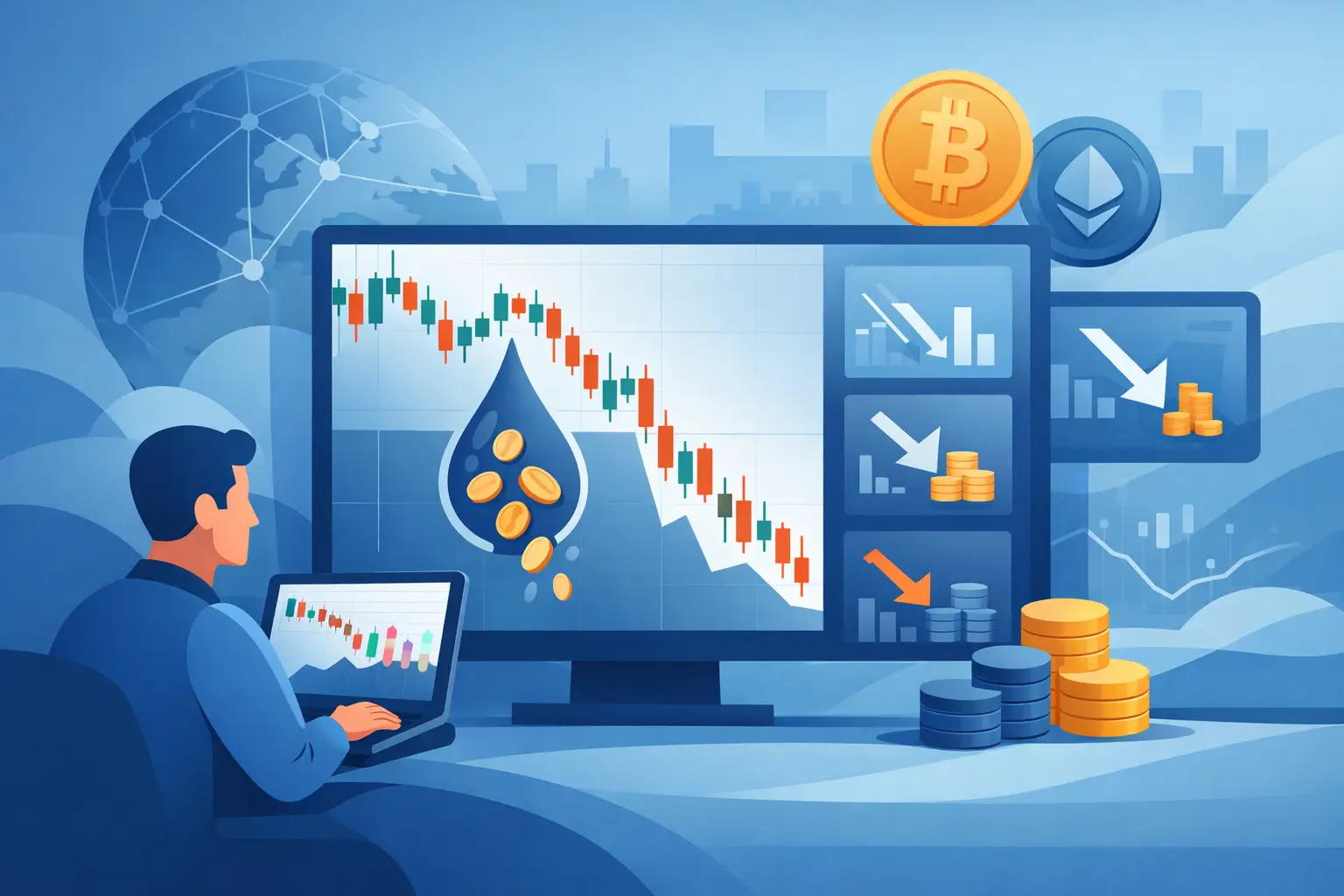 Cómo leer liquidaciones crypto en tiempo real